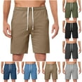 thumbnail image 1 of Vetsdori Mens Running Athletic Shorts Workout Pocket Short Pants Casual Stretch Cool Slik Shorts for Men Summer, 1 of 5