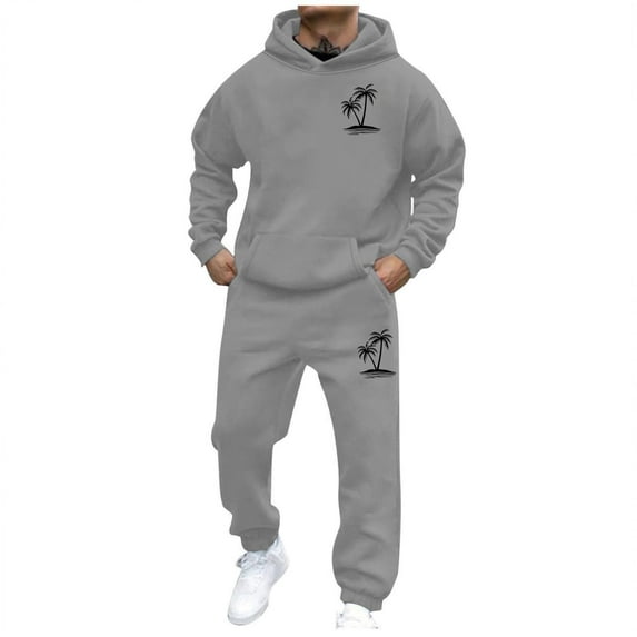 Vetsdori Mens Sweatsuits 2 Piece Set with Hoodie,Mens Track Suit Set Hoodies,Loungewear Casual Workout Outfits Sports Athletic Gym Pocket Lightweight,Hooded Sweatshirts and Sweatpants for Men