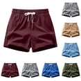 thumbnail image 1 of Vetsdori Mens Sports Shorts Running Soccer Athletic Short Pants Summer Workout,Pocket Drawstring Shorts for Men Elastic Waist, 1 of 3