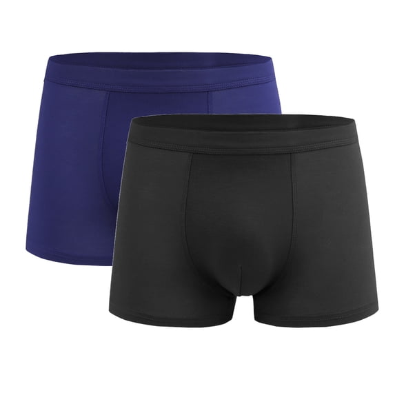 Vetsdori Pack Underwear for Men Boxer Briefs 2 Pieces Ropa Hombre Soft and Cozy Shorts Calzoncillos Mens Underwear Breathable