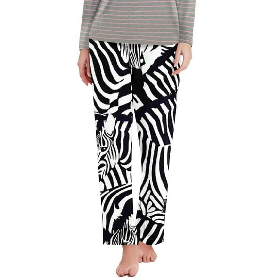 Vetsdori Plus Size Pajamas Pants for Women Casual PJS Sleepwear Printed Wide Leg Spring Summer Lightweight Womens Sleep Pants