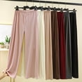 thumbnail image 1 of Vetsdori Plus Size Pajamas Pants for Women Fleece Casual Sleepwear Soft PJS Spring Wide Leg Womens Sleep Pants Solid Color, 1 of 5