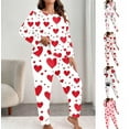 thumbnail image 1 of Vetsdori Plus Size Pajamas for Women Soft Nightwear,Sleepwear Sets Winter Womens Loungewear PJS, 1 of 2