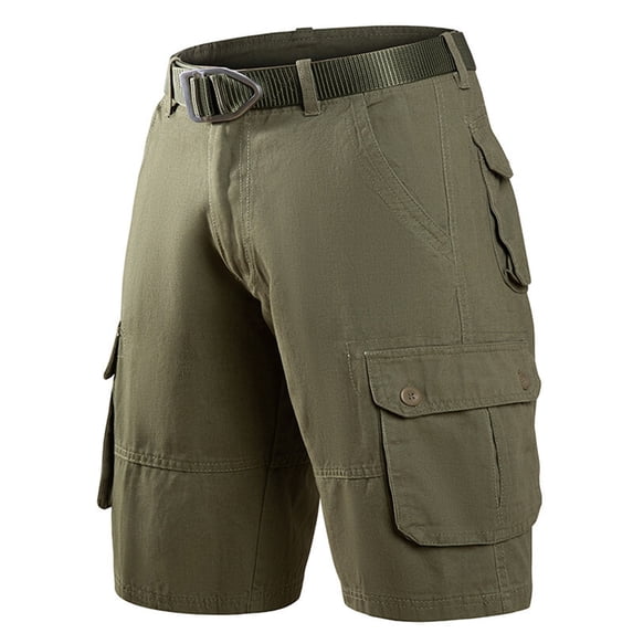 Vetsdori Pockets Shorts for Men Relaxed Fit Casual Short Pants Elastic Waist Summer,Athletic Cotton Ropa Mens Shorts Cargo