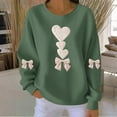 thumbnail image 1 of Vetsdori Pullover Sweatshirts for Women Valentine Shirts Spring Crew Neck Love Heart, Casual Womens Sweatshirts Valentine's Days, 1 of 4