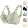 thumbnail image 1 of Vetsdori Pumping Nursing Bra for Women Bralette Seamless Maternity Bras Breastfeeding Soft Wireless Cozy Lightweight Womens Bras, 1 of 5