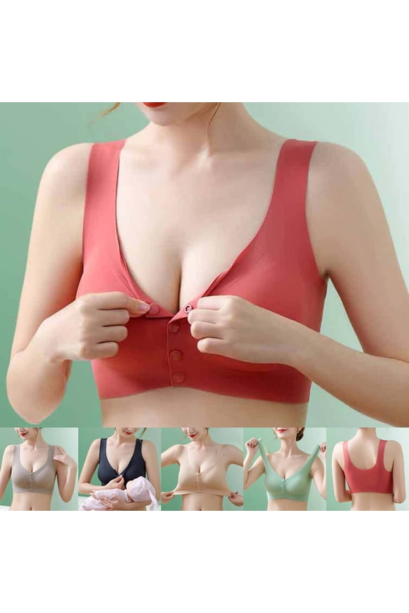 Pumping Nursing Bra for Women Breastfeeding Lace Maternity Bras Wireless Bralette Everyday Cozy Breathable Womens Bras
