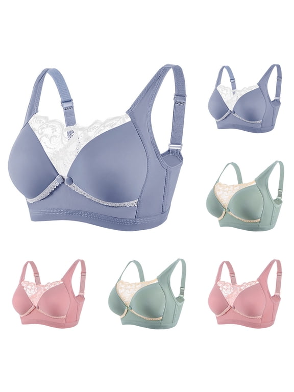 Pumping Nursing Bras for Women Breastfeeding Bralette Maternity Bra Soft Push up Wireless Lightweight Cozy Womens Bras Seamless