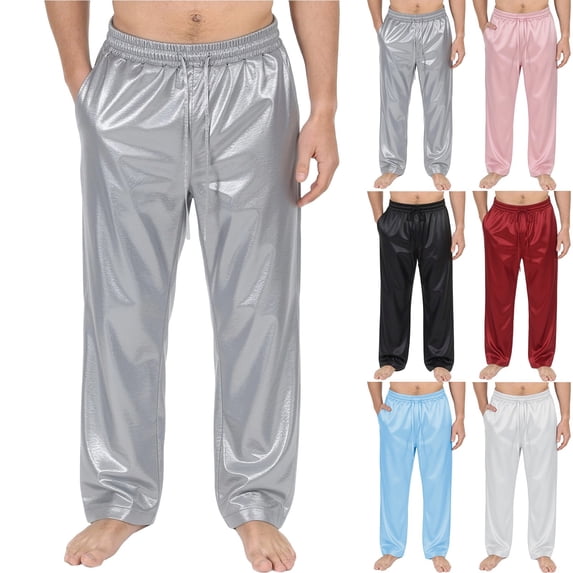 Vetsdori Quick Dry Pants for Men Fashion Athletic Pockets Sport Straight Leg Big and Tall Pantalones Casual Elastic Waist Mens Track Pants