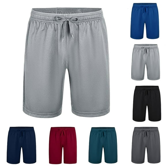 Vetsdori Quick Dry Shorts for Men Swim Shorts Athletic Pull-On Lightweight Fashion Summer,Style Pocket Mens Beach Shorts Elastic Waist