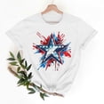 thumbnail image 1 of Vetsdori Red White and Blue T Shirts for Women USA Years Anniversary Graphic Pullover 4th of July Summer,Independence Day Patriotic Crew Neck Casual Womens Shirts Short Sleeve, 1 of 7