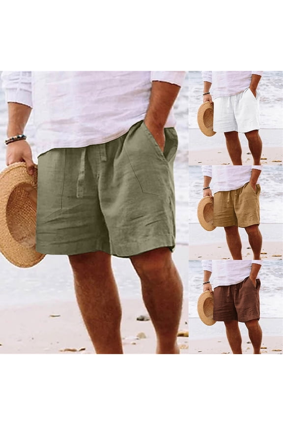 Running Athletic Shorts for Men Workout Summer Short Pants Stretch Running Pocket Elastic Waist Mens Shorts Casual