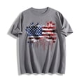 thumbnail image 1 of Vetsdori Short Sleeve Tshirts for Men Summer 4th of July Pullover Independence Day Patriotic,Red White and Blue American Flag Casual Crew Neck Mens Tops, 1 of 8