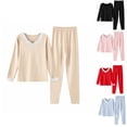 thumbnail image 1 of Vetsdori Soft Pajamas for Women Cotton Thermal Nightwear Sleepwear , Sets Winter Womens Loungewear, 1 of 3