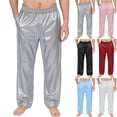 thumbnail image 1 of Vetsdori Sport Pants for Men Fashion Quick Dry Pockets Athletic Stylish Straight Leg Ice Silk Pantalones Elastic Waist Mens Track Pants, 1 of 3