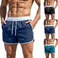 thumbnail image 1 of Vetsdori Summer Swimming Trunks for Men Casual Swimwear Elastic Waist Summer Board Shorts,Ropa Drawstring Mens Swim Shorts,L, 1 of 9