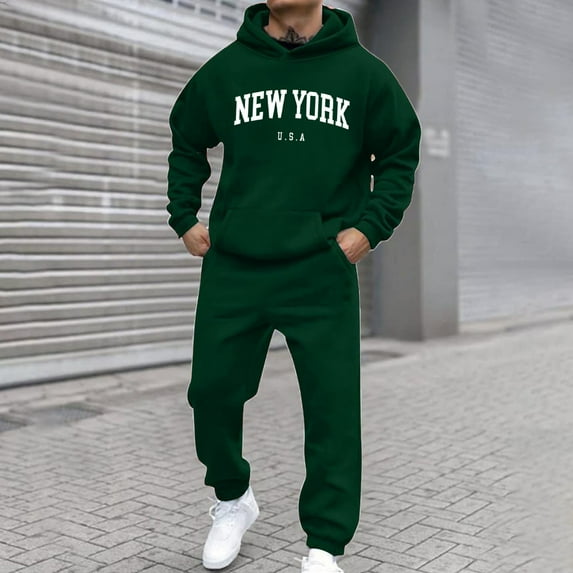 Vetsdori Sweatsuits for Men 2 Piece With Hoodie,Track Suit 2pcs Sets Mens,Loungewear Casual Workout Outfits Sports Athletic Gym Pocket Lightweight,Hooded Sweatshirts and Sweatpants for Men