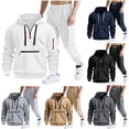 thumbnail image 1 of Vetsdori Sweatsuits for Men 2 Piece With Hoodie,Track Suits for Men Hoodies,Casual Workout Outfits Athletic Pocket Quarter Zipper,Hooded Sweatshirts and Joggings for Men, 1 of 9