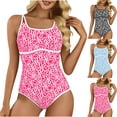 thumbnail image 1 of Vetsdori Tankini Bathing Suits for Women One Piece Swimwear Floral Print,Strap Summer Womens Swimsuits Outfits, 1 of 9