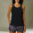 thumbnail image 1 of Vetsdori Tankini Swim Suits for Women 2 Piece Bathing Suits Modest Holiday,Padded Summer Floral Print Camisoles and Bottoms Ladies Swimwear, 1 of 6