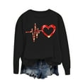 thumbnail image 1 of Vetsdori Valentine Sweatshirts for Women Pullover Spring Shirts Valentine's Days, Gifts for Girlfriend Love Heart Womens Sweatshirts, 1 of 4