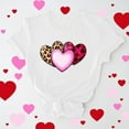 thumbnail image 1 of Vetsdori Valentine Tops for Women Short Sleeve Casual Blouses Summer Graphic Plus Size,Cute Crew Neck Ladies T-Shirts Pullover, 1 of 7