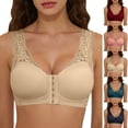 thumbnail image 1 of Vetsdori Wirefree Sports Bras for Women Front Close Bralette Yoga,No Padding Summer Womens Bras Soft, 1 of 7