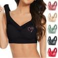 thumbnail image 1 of Vetsdori Women's Yoga Sports Bras Breathable Bralette No Padding Summer Plus Size Wirefree,Seamless Bras for Women Casual, 1 of 9