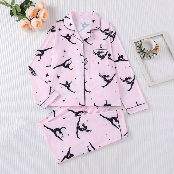 Vetsdori Womens Button up Pajamas Sets Long Sleeve Nightwear Soft Lightweight,PJS Holiday Pajamas for Women Homewear