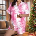 thumbnail image 1 of Vetsdori Womens Button up Pajamas Sets Shorts & Top Pockets Homewear 2 Pieces Casual Sleepwear Fashion Pajamas for Women Soft, 1 of 7