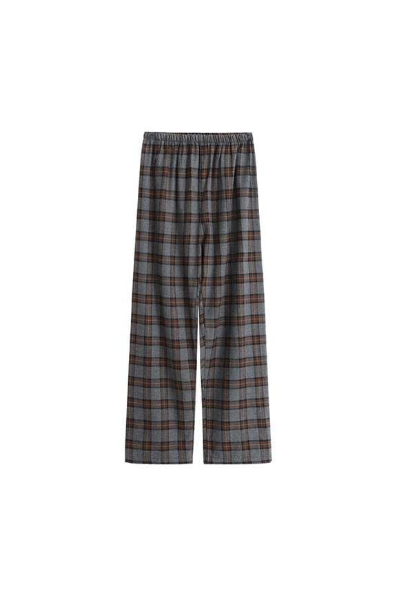 Womens Cotton Pajamas Pants Sleep Pants Soft Pj Bottoms Lightweight,Wide Leg Elastic Waist Lounge Pants for Women Fashion