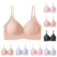 thumbnail image 1 of Vetsdori Womens Everyday Bras Soft Bralette No Wire No Padding,Large Bust Bras Bras for Women, 1 of 6