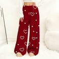 thumbnail image 1 of Vetsdori Womens Flannel Pajamas Pants Soft Pj Bottoms Fashion Pockets,PJS Elastic Waist Lounge Pants for Women Wide Leg, 1 of 7