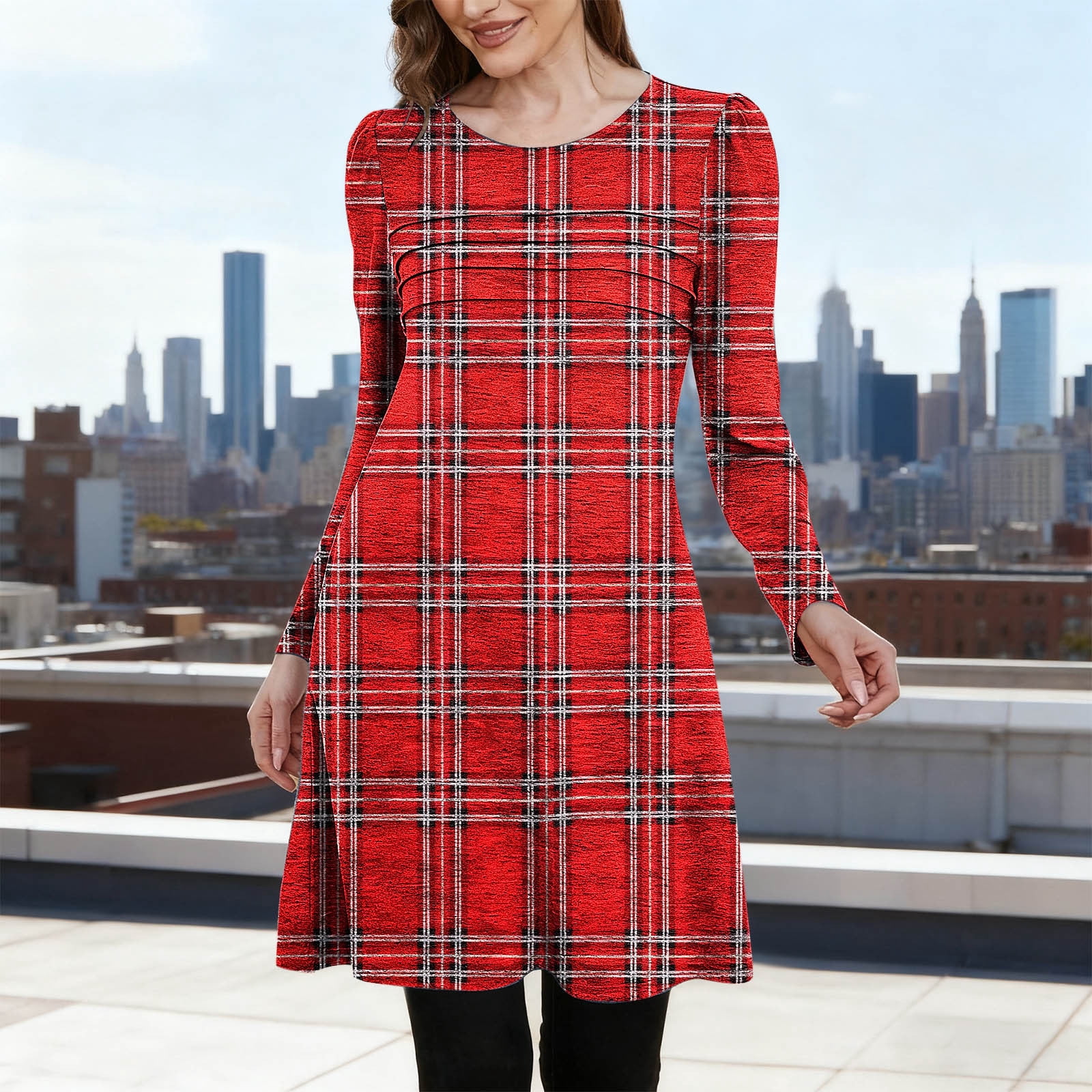 junior red holiday dresses Red Macy's Junior Christmas Dresses Girls Sleeveless Plaid Ruffle Mesh Mock Neck Dress Royal