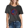 thumbnail image 1 of Vetsdori Womens Patriotic Shirts Short Sleeve Red White and Blue Pullover Fourth of July Casual Summer Graphic,Fashion USA Years Anniversary Shirts for Women Crew Neck, 1 of 5