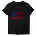 thumbnail image 1 of Vetsdori Womens Patriotic T Shirts Red White and Blue Short Sleeve Pullover Casual Independence Day USA Years Anniversary Summer,Graphic Crew Neck Shirts for Women July 4th, 1 of 5
