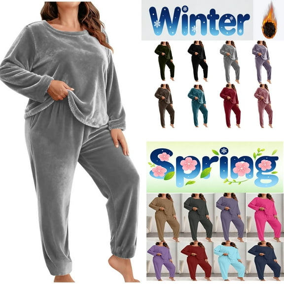 Vetsdori Womens Plus Size Pajamas Sets Nightwear Lightweight Home,2 Pieces Pj Sets Pajamas for Women Loungewear