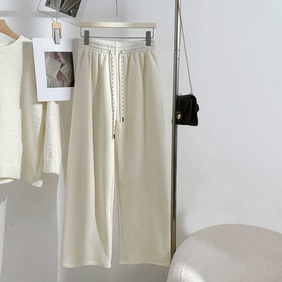 Vetsdori Womens Pockets Pajamas Pants Fashion Pj Bottoms Soft,Elastic Waist Holiday Lounge Pants for Women Wide Leg