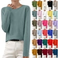 thumbnail image 1 of Vetsdori Womens Pullover Sweaters Plus Size Tops Warm Knitting Cotton Winter Soft Sweaters for Women, 1 of 6
