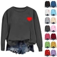 thumbnail image 1 of Vetsdori Womens Pullover Sweatshirts Valentine Valentine's Days Shirts Gifts for Girlfriend, Winter Sweatshirts for Women Loose, 1 of 4
