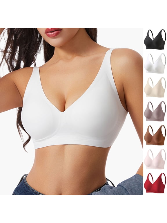 Womens Push up Sports Bras Breathable Bralette Workout,No Padding Soft Bras for Women Summer