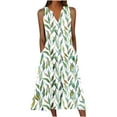 thumbnail image 1 of Vetsdori Womens Sleeveless Midi Dresses Plus Size Summer Slip Dress Tank Casual Floral Print,Sundress V-Neck Dress for Women, 1 of 4