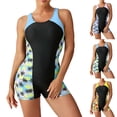 thumbnail image 1 of Vetsdori Womens Tankini Bathing Suits 1 Piece Strap Swimwear Boyleg Shorts Holiday Floral Print,Swim Dress Swim Suits for Women Casual, 1 of 8