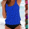 thumbnail image 1 of Vetsdori Womens Tankini Swim Suits Modest Plus Size Bathing Suits High Waist Two Piece Bras and Bottoms Summer,Print Holiday Swimwear for Ladies Tummy Control, 1 of 5