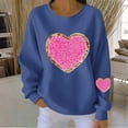 thumbnail image 1 of Vetsdori Womens Valentine Sweatshirts Pullover Crew Neck Shirts Spring, Valentine's Days Casual Sweatshirts for Women Gifts for Girlfriend, 1 of 4