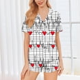 thumbnail image 1 of Vetsdori Womens Valentines Pajama Sets Gifts for Girlfriend Soft Sleepwear Nightwear Loungewear , Valentines Day PJS Pajamas for Women Collared, 1 of 8