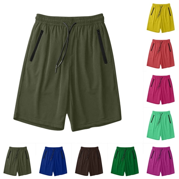 Vetsdori Workout Athletic Shorts for Men Pockets Drawstring Short Pants Stretch Running,Dry Fit Summer Moisture Wicking Mens Shorts Breathable