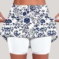thumbnail image 1 of Vetsdori Workout Skorts for Women Summer Floral Print Shorts Tennis Casual Plus Size,Yoga Womens Skirts Running, 1 of 5