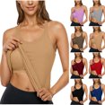 thumbnail image 1 of Vetsdori Workout Tank Tops for Women Sleeveless Pullover Shirts Ribbed Round Neck Summer Casual,Undershirts Camisole Womens Tops Outdoor, 1 of 8