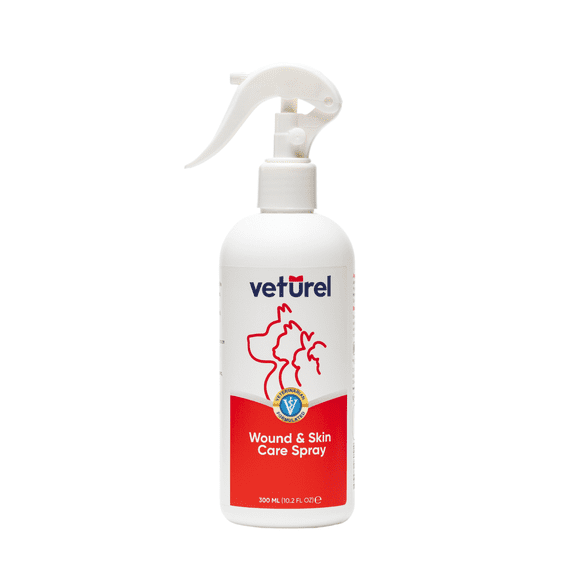 Veturel Skin Care Spray for Dogs and Cats - Pet Cleaning Spray, Dog Skin Rash Treatment, Cat and Dog Facial Spray, Pet Skin Relief, Itch Remedies, Pet Health Supplies, 300 ml